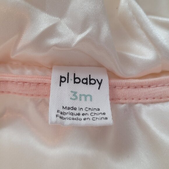 Pl Baby Collection Snap Enclosure Hooded Faux Fur Vest Size 3m Cream NEW - Picture 7 of 11